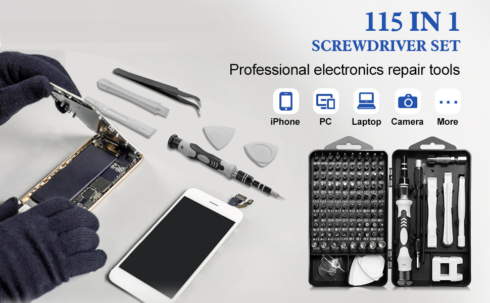 EFAITHFIX 115 Piece in 1 Precision Screwdriver kit