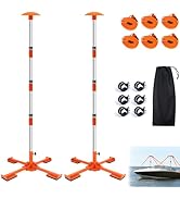 Boat Cover Support Poles System, Adjustable Aluminum Boat Cover Poles 16"-59", Boat Cover Support...