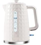 1.7L Electric Kettle, Fast Boiling 1200W Hot Water Boiler, 360° Cordless Design,Electric Tea Kett...