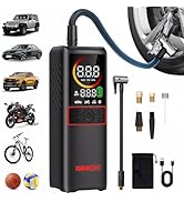 GOOLOO GT160 Tire Inflator Portable Air Compressor, 160PSI Portable Air Pump for Car Tires, 7500m...