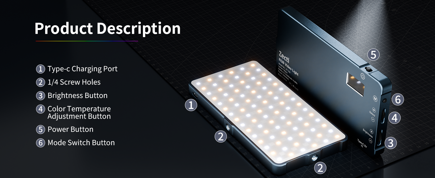 luz para grabar videos