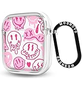 MOSNOVO Case for Airpods 1 &amp; Airpods 2, Protective Clear Case with Shockproof Dual Layer Hard Lux...