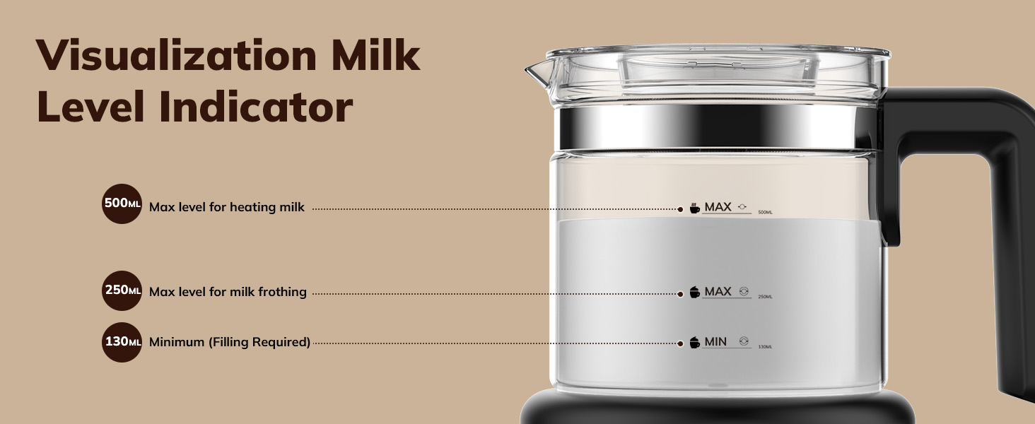 Electric Milk Frother and Steamer