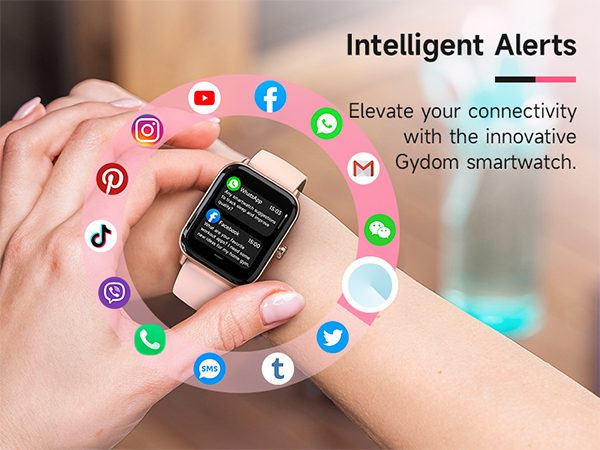 Smart Watch for Women Android &amp; iPhone, Alexa Built-in, IP68 Waterproof