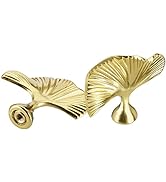 Aspen Creative, Antique Brass 24054-07-2, Finial for Lamp Shade, Finish, 2-1/8" Height, Set Of 2