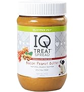 Hyper Pet IQ Treat Spread Dog Peanut Butter (100% Natural-Xylitol Free Peanut Butter for Dogs-Use...