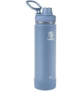 Takeya Actives 22 oz Vacuum Insulated Stainless Steel Water Bottle with Spout Lid, Premium Qualit...