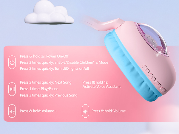 girls wireless headphones