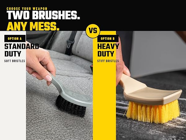 Designed for car carpets, floor mats, cloth seats, upholstery, headliners, and trunk liners.