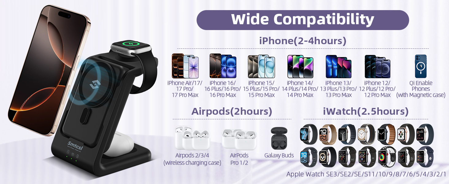 3 in 1 charging station apple