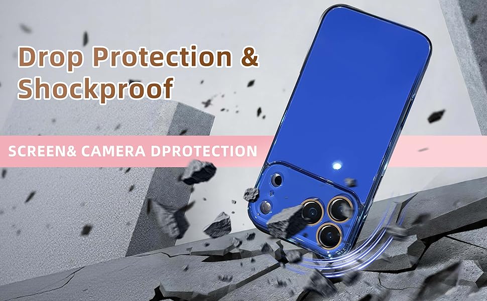 Solid Color Electroplated Frame with Crystal Camera Lens Protection Compatible with iPhone Case