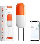 Lumary Wireless WiFi Moisture/Temperature Soil Meter, 2 in 1 Real-time Monitor with App, work wit...