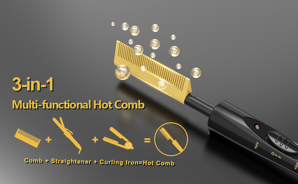 electric hot comb,pressing comb,straightening comb