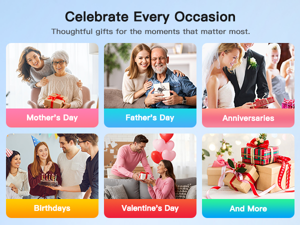 This smartwatch can be a thoughtful gift for mother father birthday anniversaries valentine. 