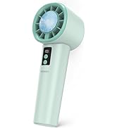 MINISO Portable Fan Regargeable, Cooling Fan Handheld 3000 mAh, USB Makeup Fan with Ice Cooler, 7...