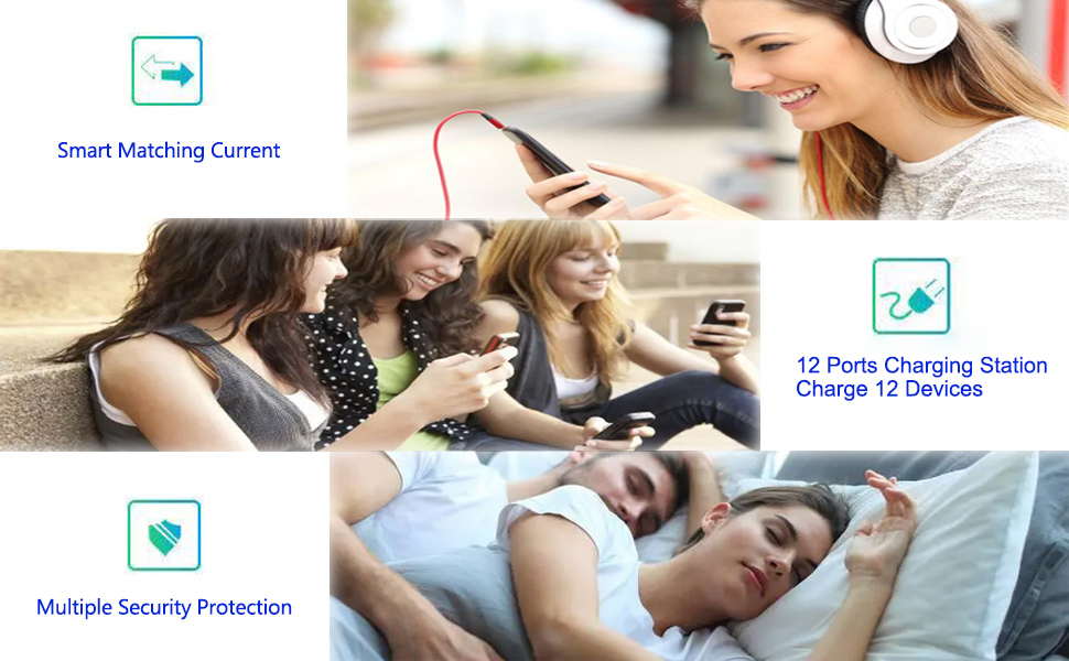 12 Ports Charging Station