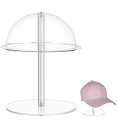 PH PandaHall Hat Display Stands 7.8 inch Wig Display Rack Hat Holder Stand Clear Domed Baseball C...