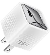 Kuulaa USB C Charger Block 35W iPhone Charger Fast Charging GaN PPS Compact Wall Chargers Block, ...