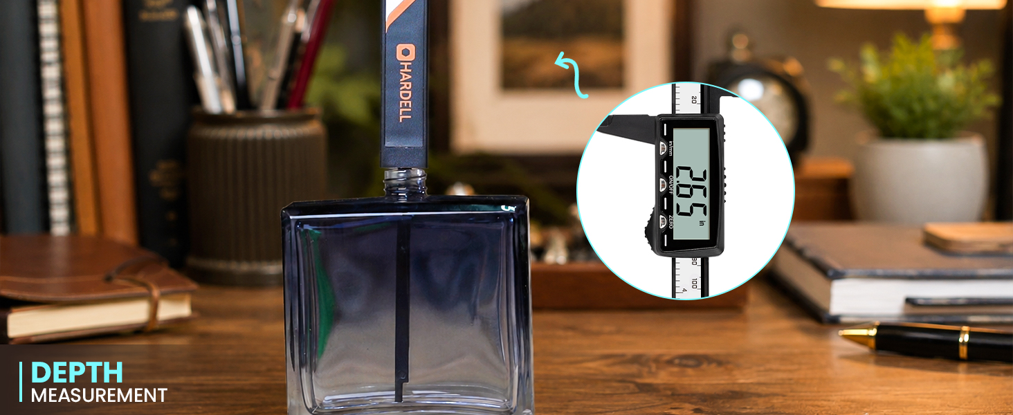 HARDELL RECHARGEABLE PLASTIC DIGITAL CALIPER