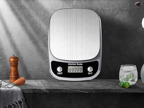 GRAM PRES Food Kitchen Scale Digital Weight Grams and Oz
