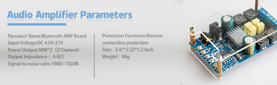 BLUETOOTH AMPLIFIER BOARD
