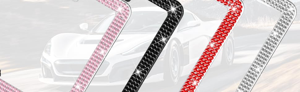 Bling License Plate Frame