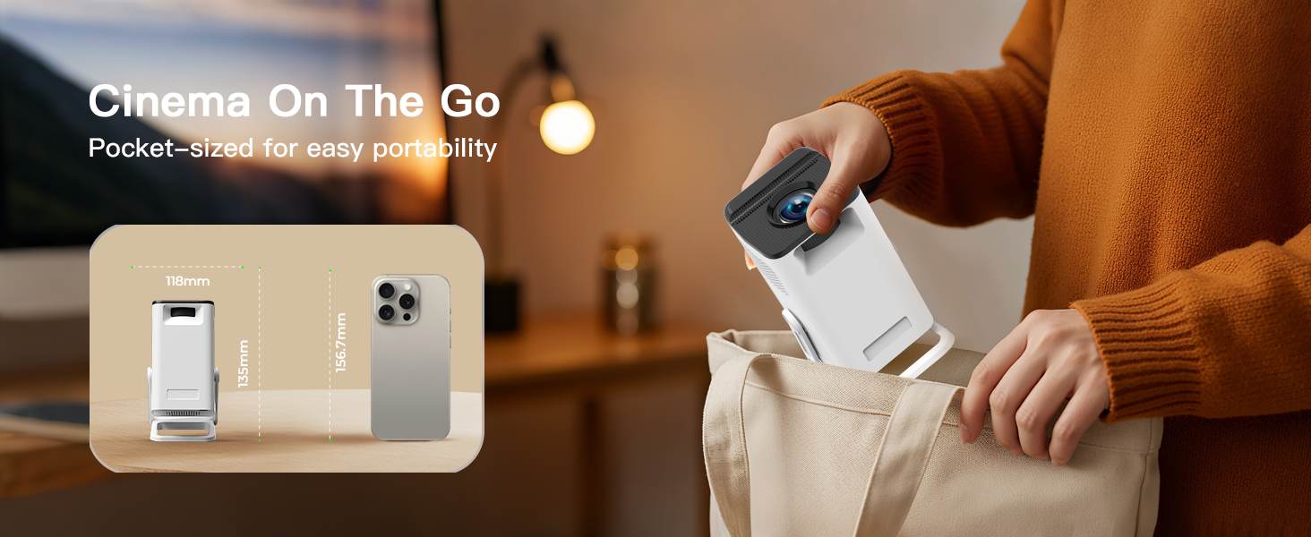 More Portable projector