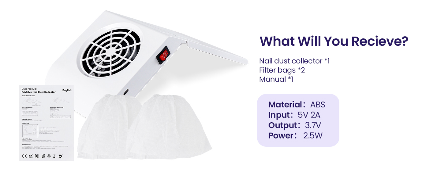 nail dust collector