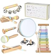 Musical Instruments for Toddlers,POGOLAB Montessori Toys,Educational Wooden Percussion Toys,Gifts...