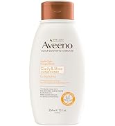 Aveeno Apple Cider Vinegar Clarifying Conditioner, Shine Boosting, Nourishing, for Dull Hair, 12 ...