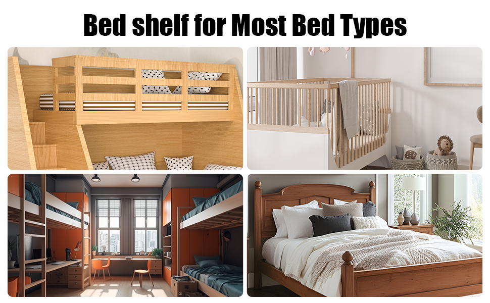 bed shelf for bed