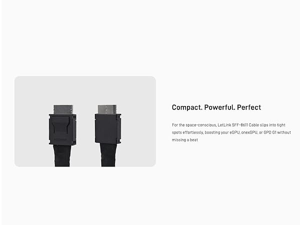 LetLinkSo Gen4 PCIe 4.0 Oculink SFF-8611 Connector