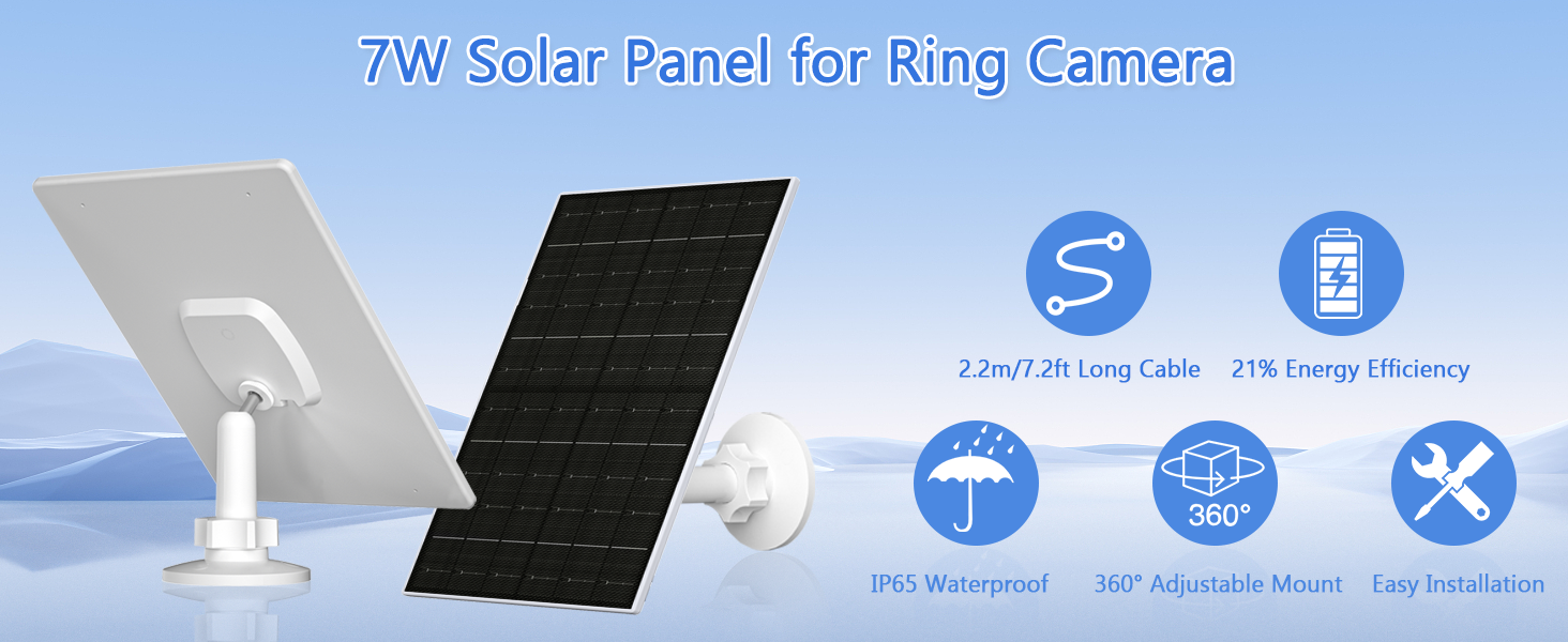 solar panel for ring camera