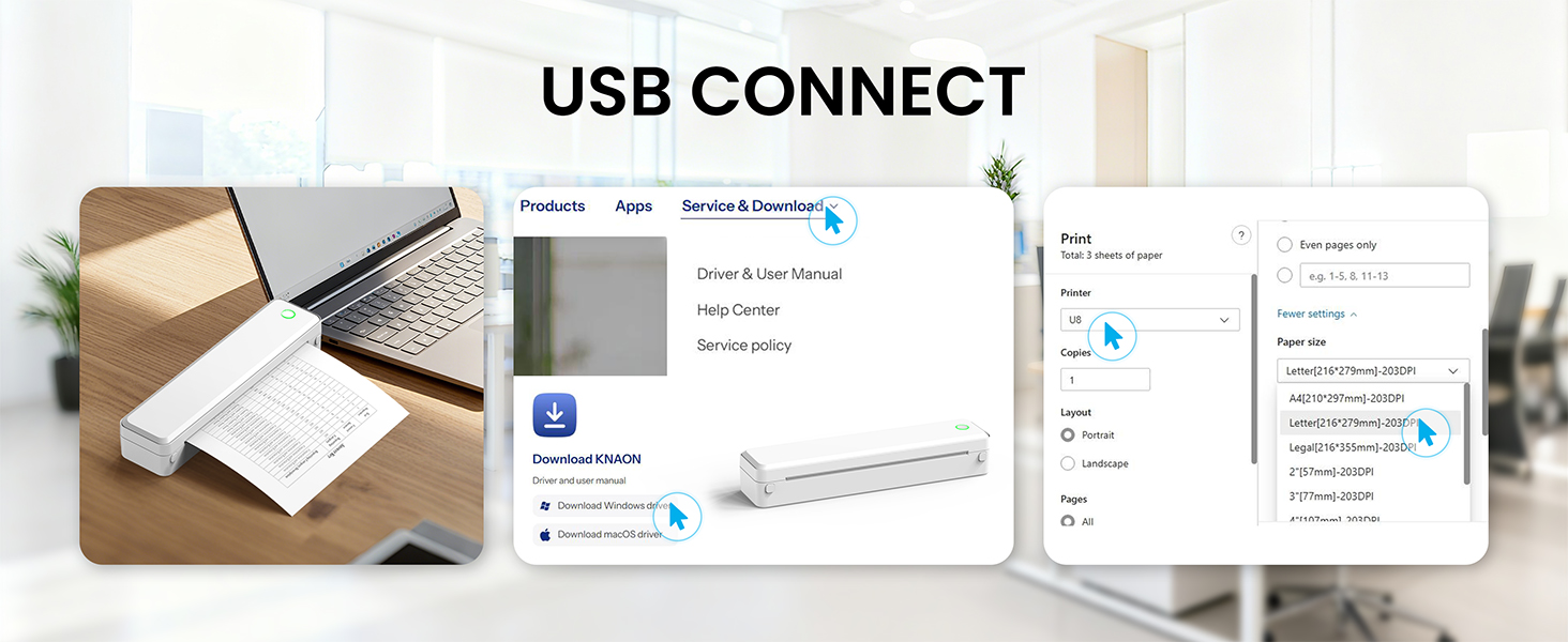 Portable Thermal Printer