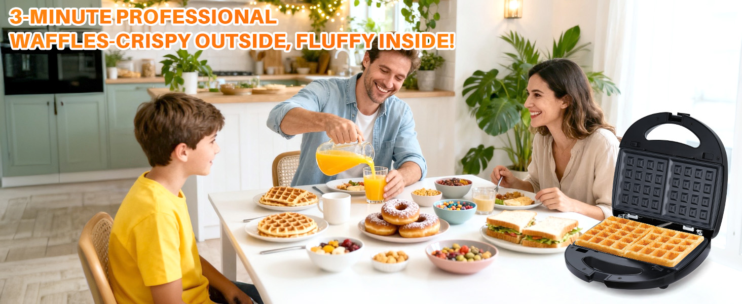 waffle and pancake maker