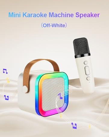 Mini Karaoke Machine Speaker for Kids Adults
