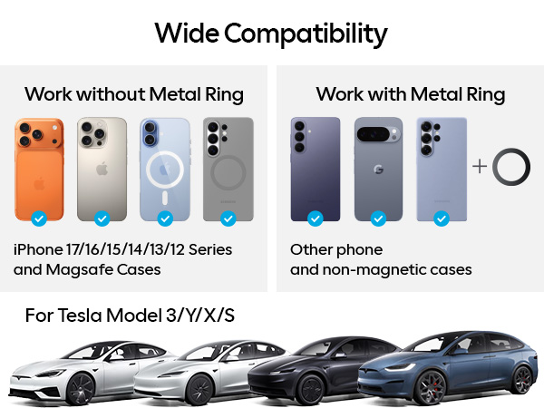 tesla model y model 3 phone mount holder