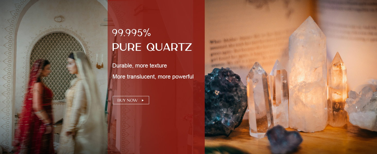 99.995% pure quartz, more energy,natural raw material,crystal , silicone rubber mallet