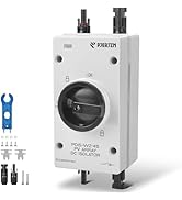 Pjerjzn Solar Panel Disconnect Switch 32A 1200V 4 Pole Pv DC Isolator Switch Outdoor Solar Panel ...