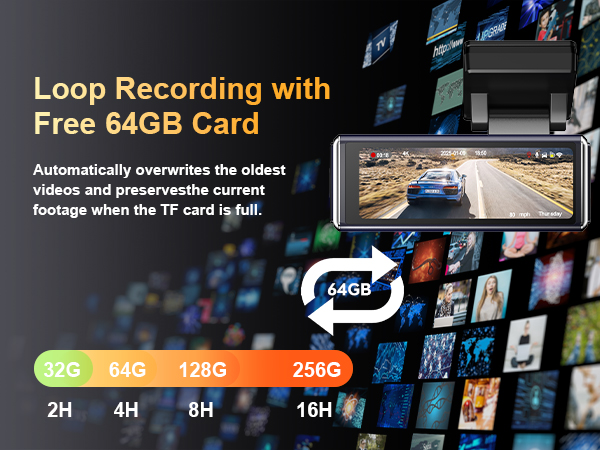 dash cam front and rear