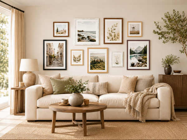 picture frame living room