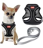 YIMEIS Dog Harness and Leash Set, No Pull Soft Mesh Pet Harness, Reflective Adjustable Puppy Vest...