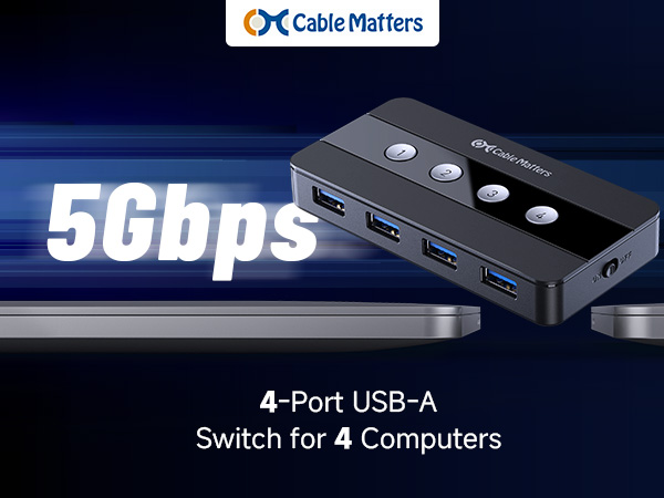 4 Port USB 3.0 Switch