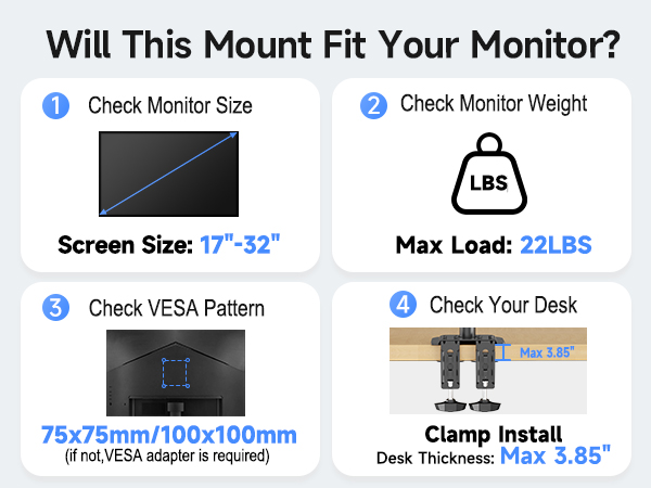 triple monitor stand monitor desk mount