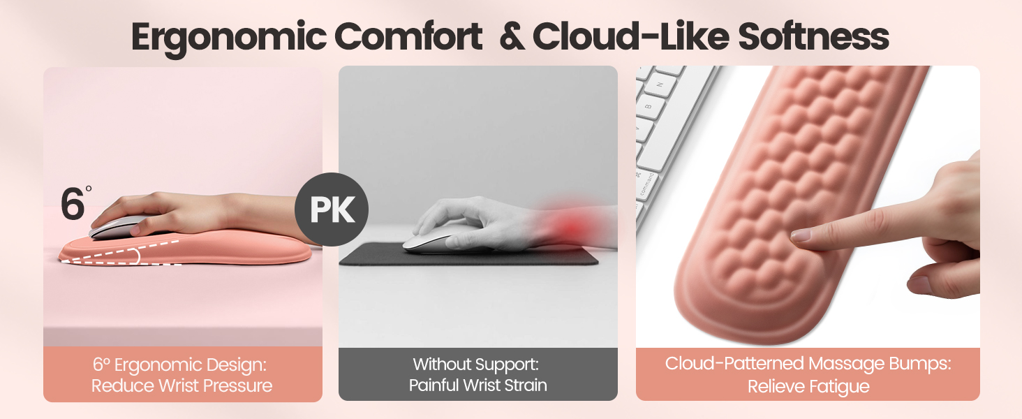 keyboard and mouse wrist rest