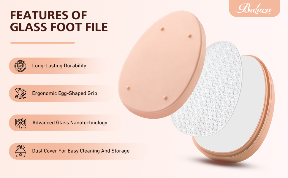 nano glass foot file for feet foot scrubber remover for feet