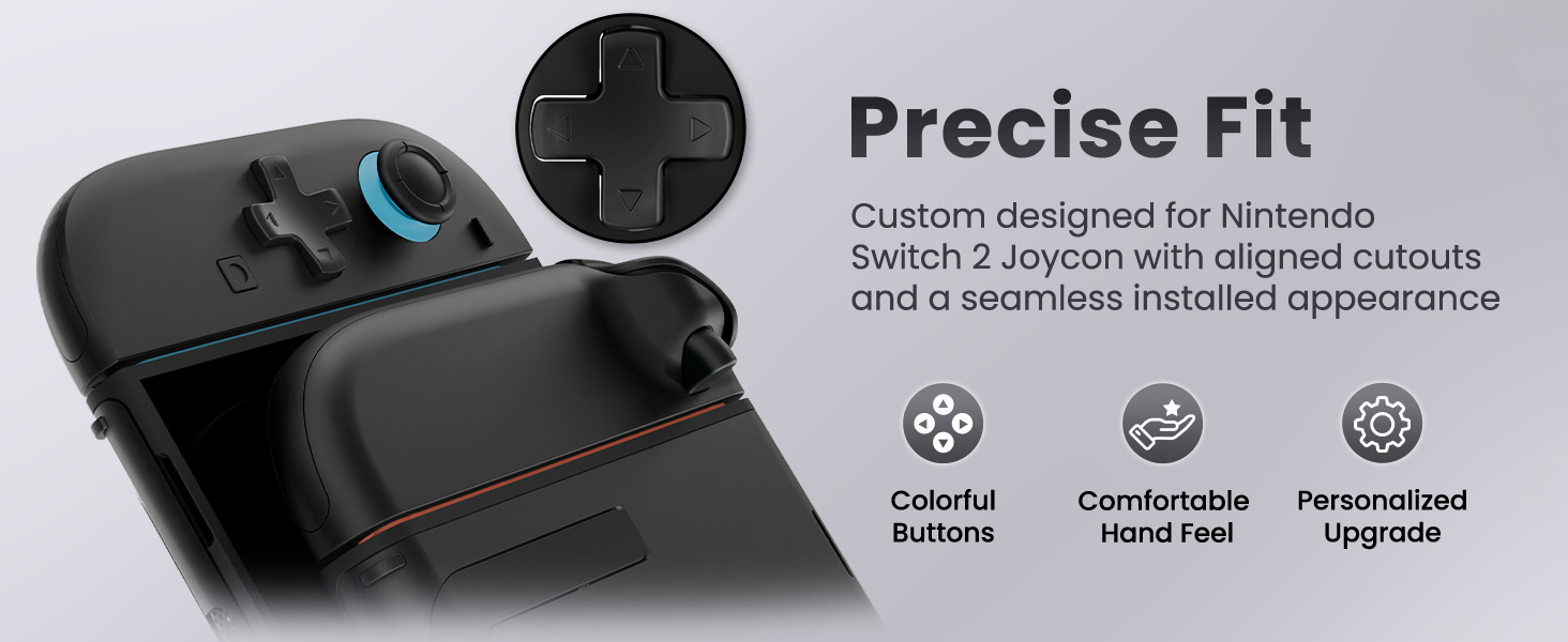Shell (D-Pad Version) with Buttons for Joycon 2