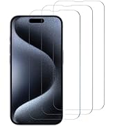 Bocasal 3 Pack for iPhone 14/13/13 Pro Screen Protector, HD Clear 9H Hardness Anti Scratch Temper...
