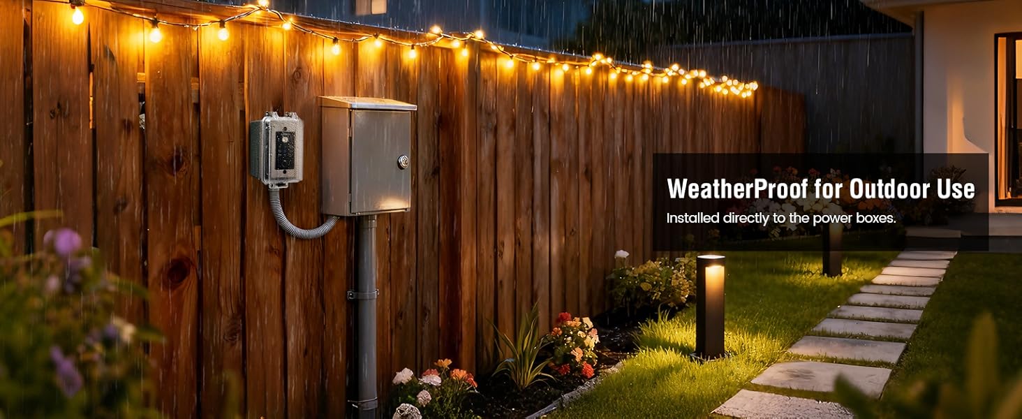 outdoor dusk to dawn timer for outdoor lights