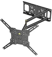 FORGING MOUNT Corner TV Mount with 25.6" Long Arm,Landscape to Portrait Full Motion TV Wall Mount...